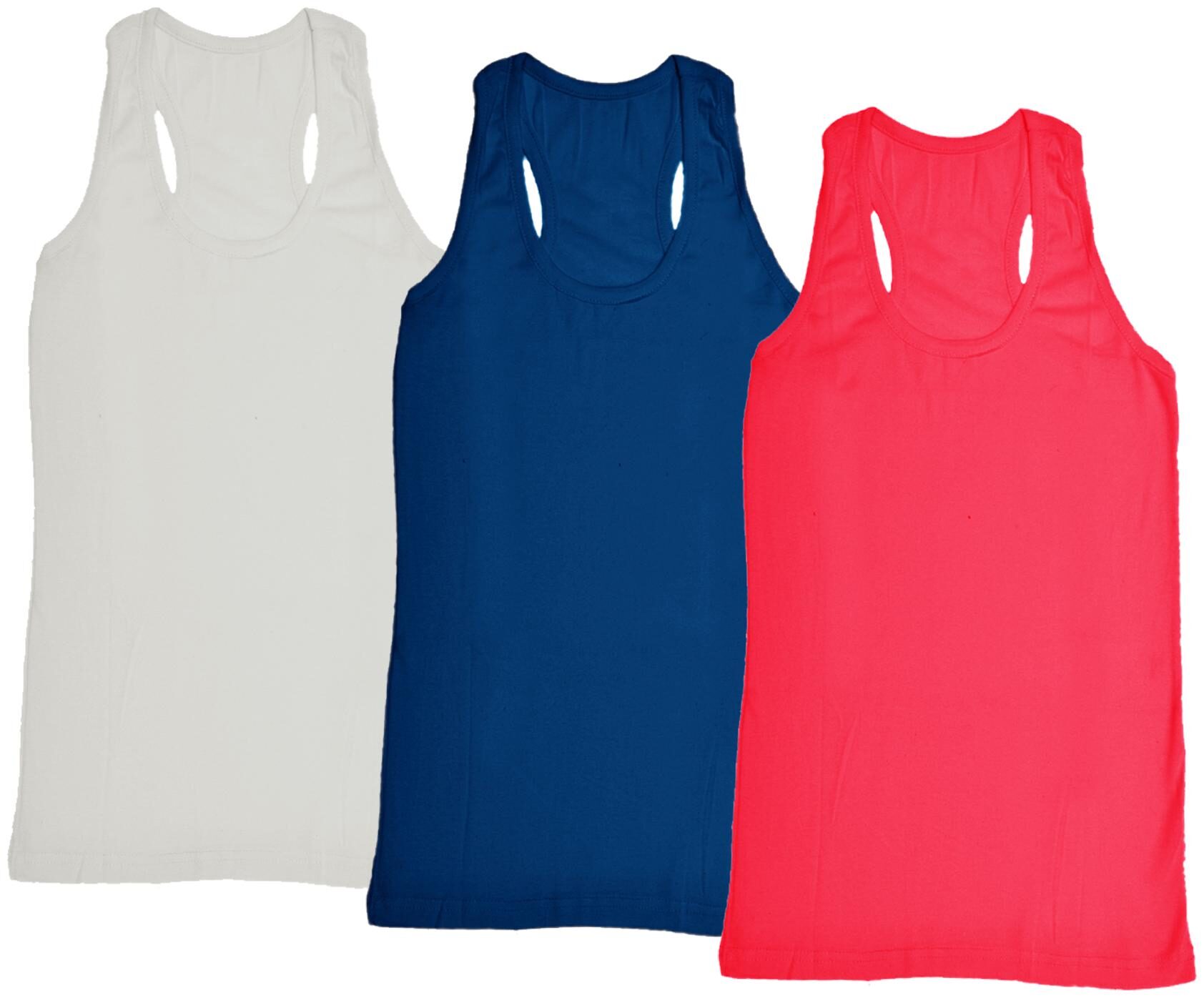 

Indiweaves Women Multi Regular fit Round neck Cotton Tank top