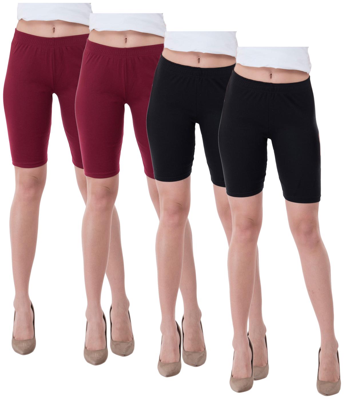 

Indiweaves Women Solid Regular shorts - Multi