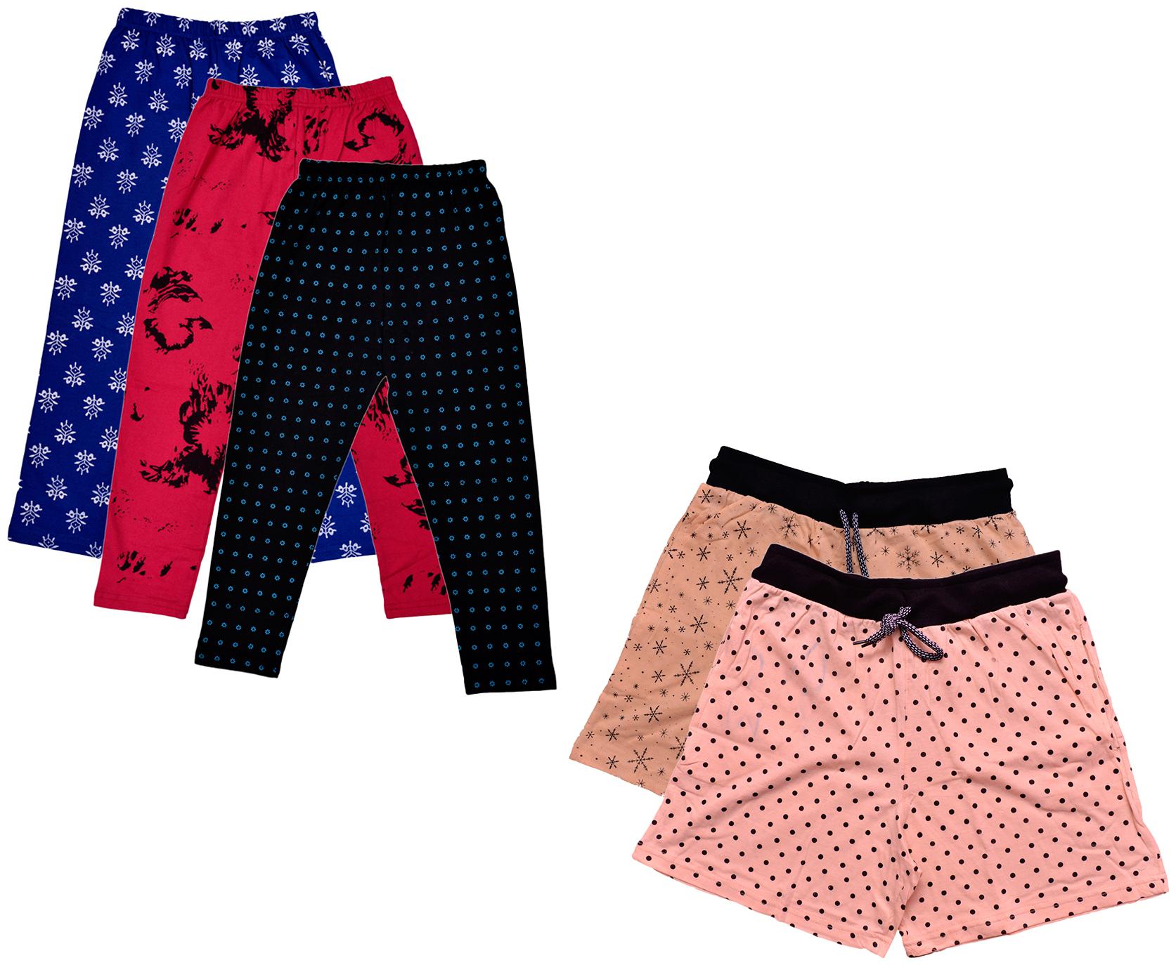 

Indiweaves Women Printed Regular shorts - Multi