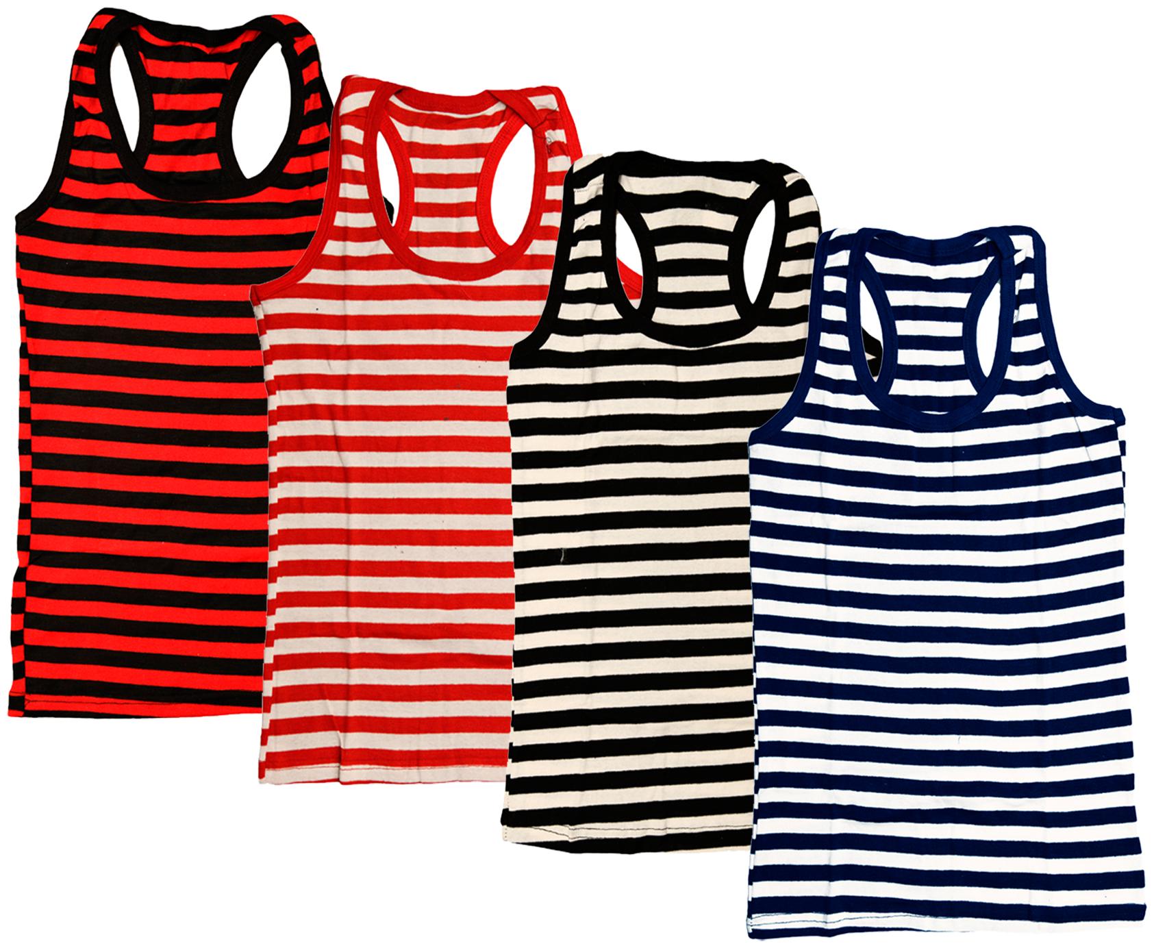 

Indiweaves Women Multi Regular fit U neck Cotton Tank top