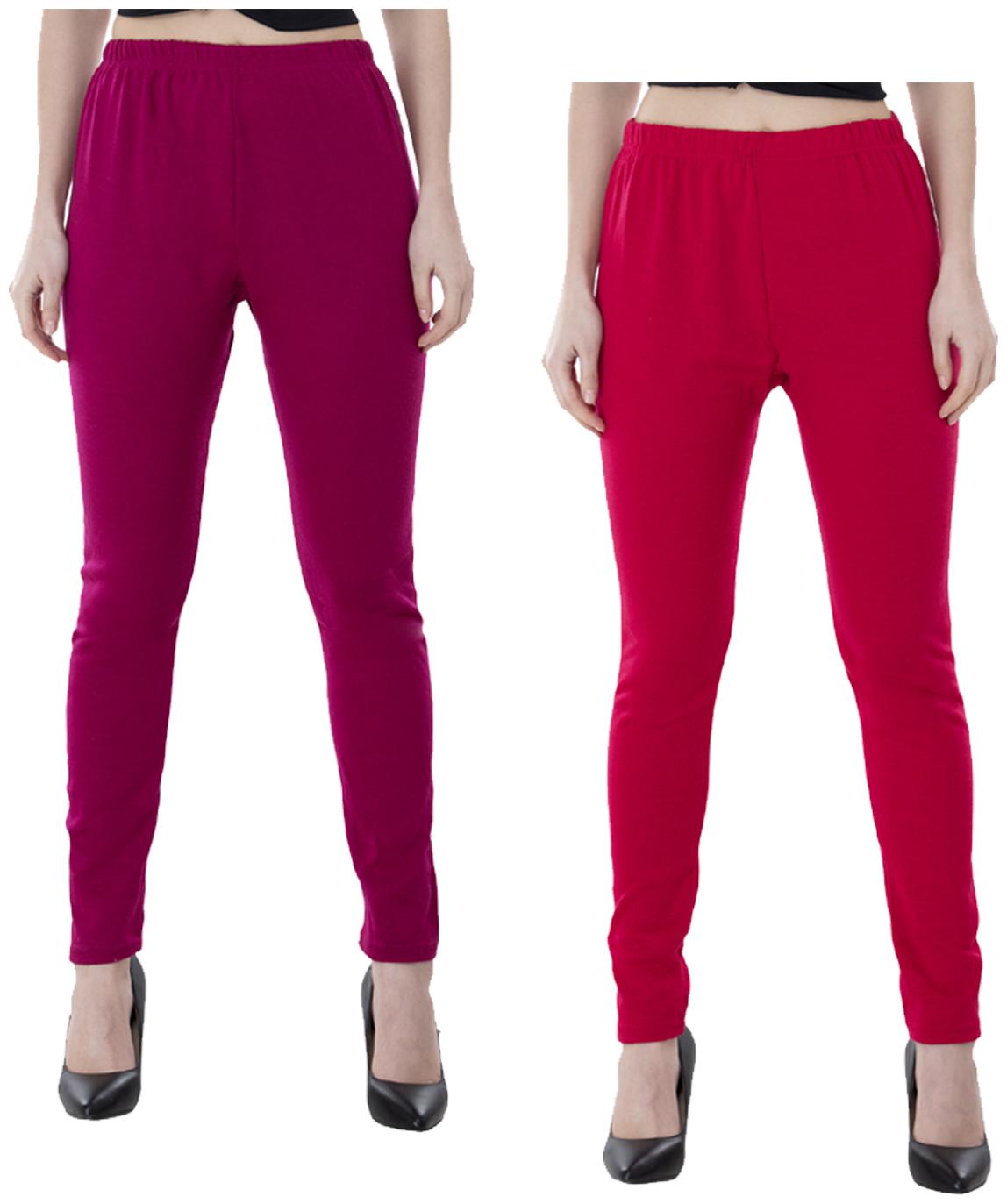 

IndiWeaves Women Warm Wollen Lycra Legging (Pack of 2)