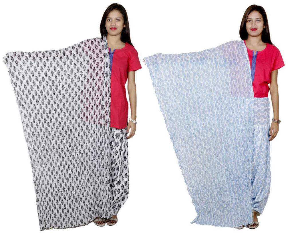 

Indiweaves Cotton Patiala Salwar With Dupatta Combo