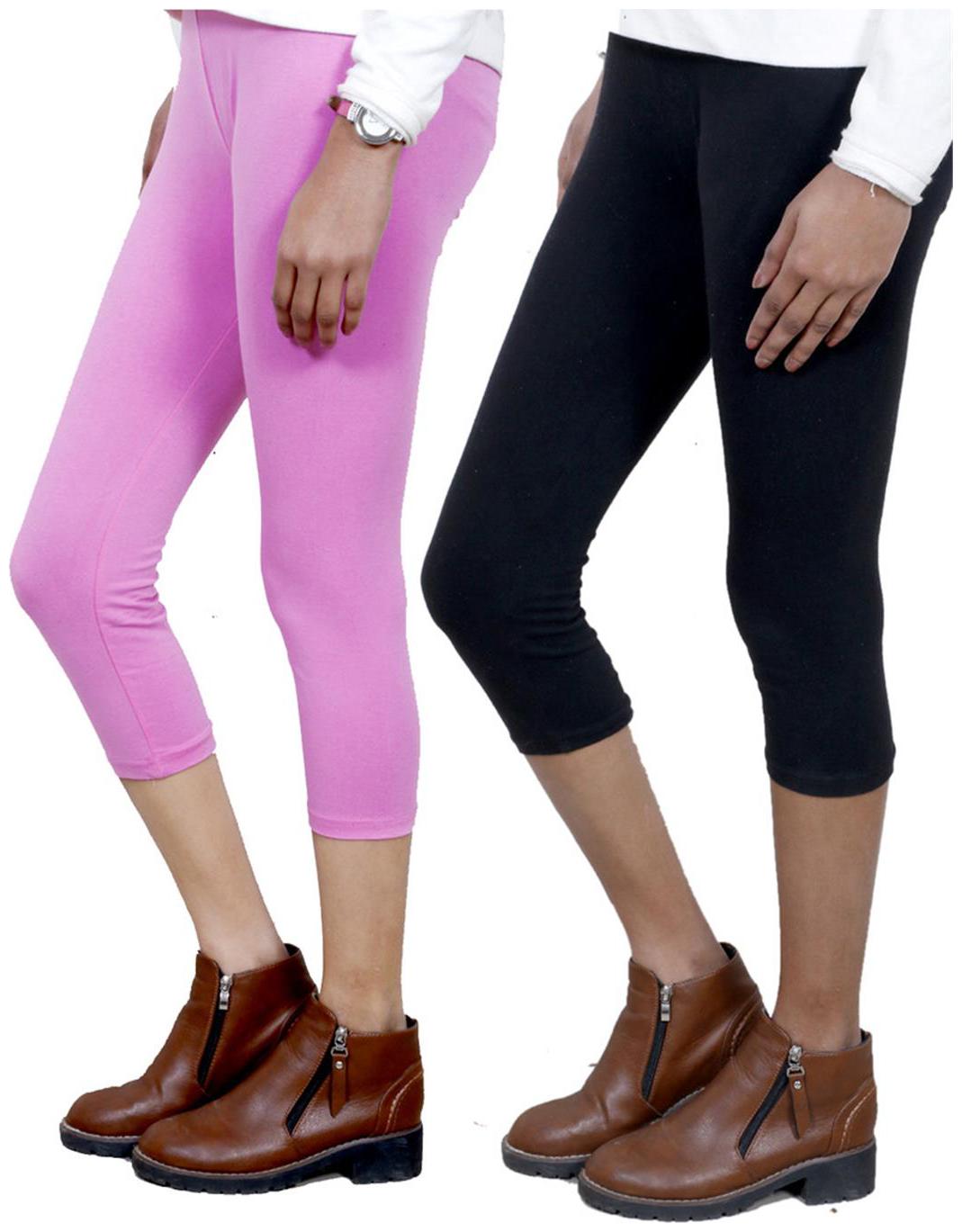 

IndiWeaves Women Cotton Capri Combo-2