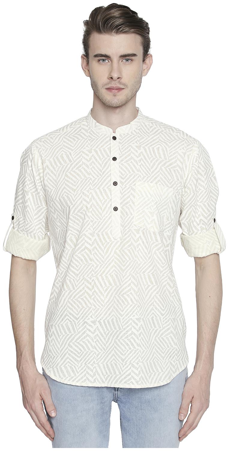 

Indus Route by Pantaloons Men White Regular Fit Kurta