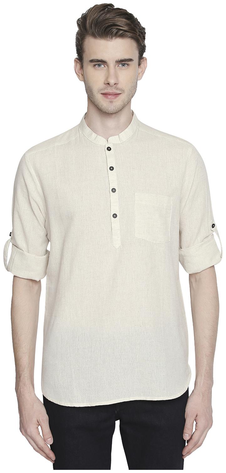 

Indus Route by Pantaloons Men White Regular Fit Kurta