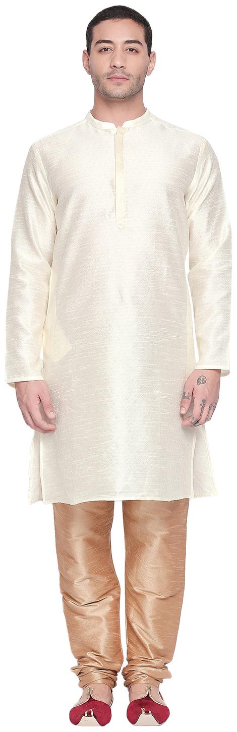 

Indus Route by Pantaloons Men Cream Regular Fit Kurta