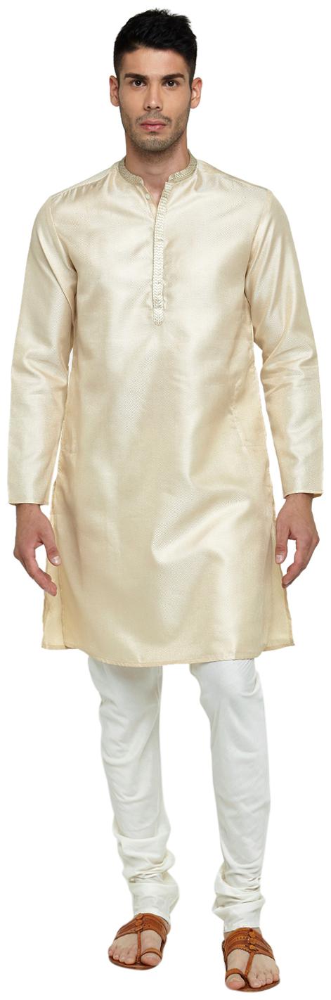 

Indus Route by Pantaloons Men Cream Regular Fit Kurta