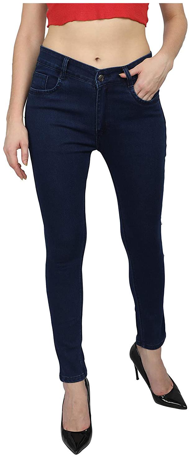 

Inispire2Fashion Women Blue Slim fit Jeans