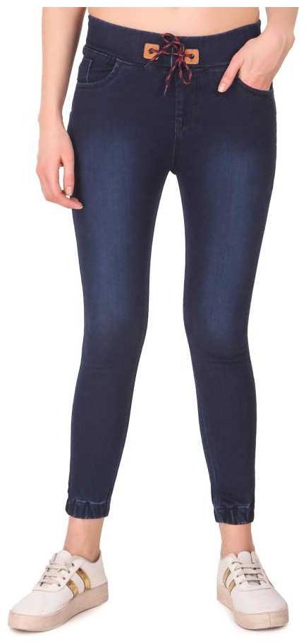 

Inispire2Fashion Women S Slim Fit Denim Solid Jeans (Navy Blue)
