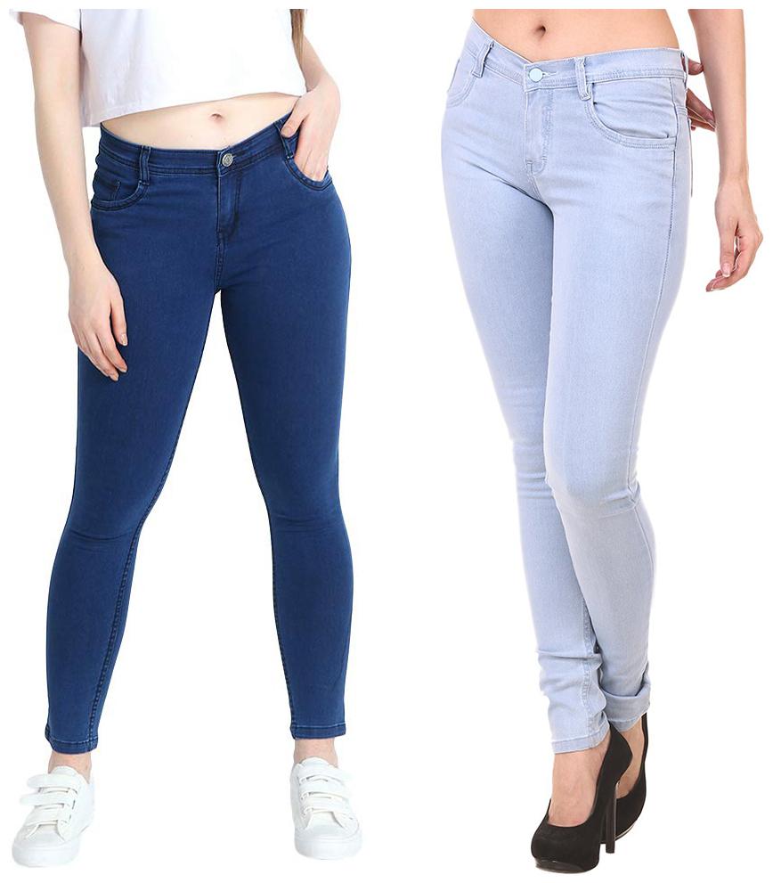 

Inispire2Fashion Women Blue Slim fit Jeans