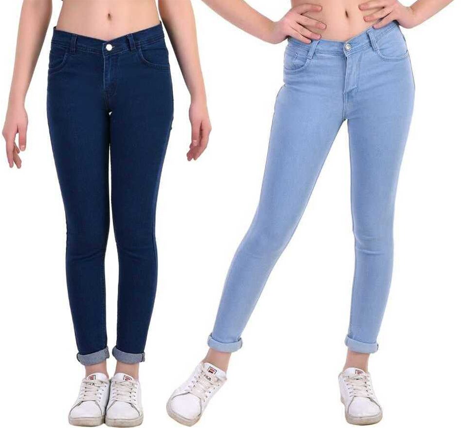 

Inispire2Fashion Women Blue Slim fit Jeans