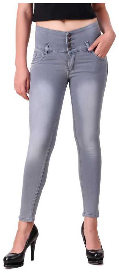 

Inispire2Fashion Women Grey Straight fit Jeans
