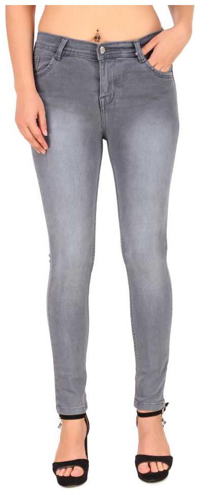 

Inispire2Fashion Women Grey Slim fit Jeans