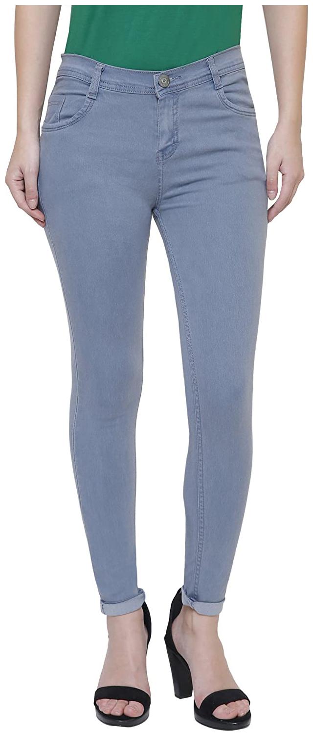 

Inispire2Fashion Women Grey Slim fit Jeans