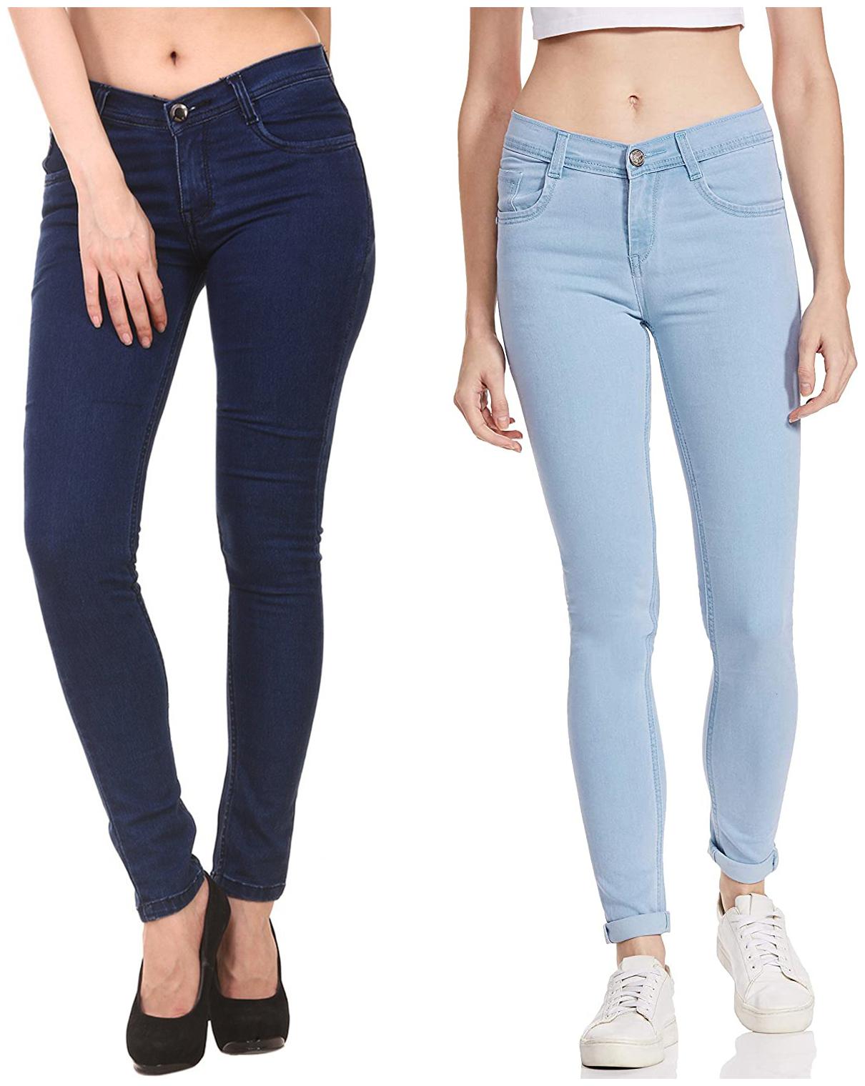 

Inispire2Fashion Women Blue Slim fit Jeans