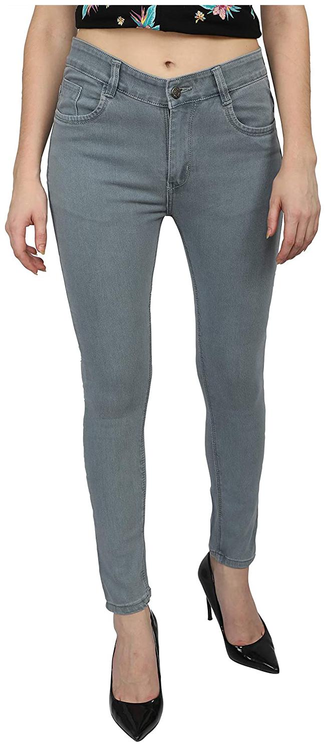

Inispire2Fashion Women Grey Slim fit Jeans