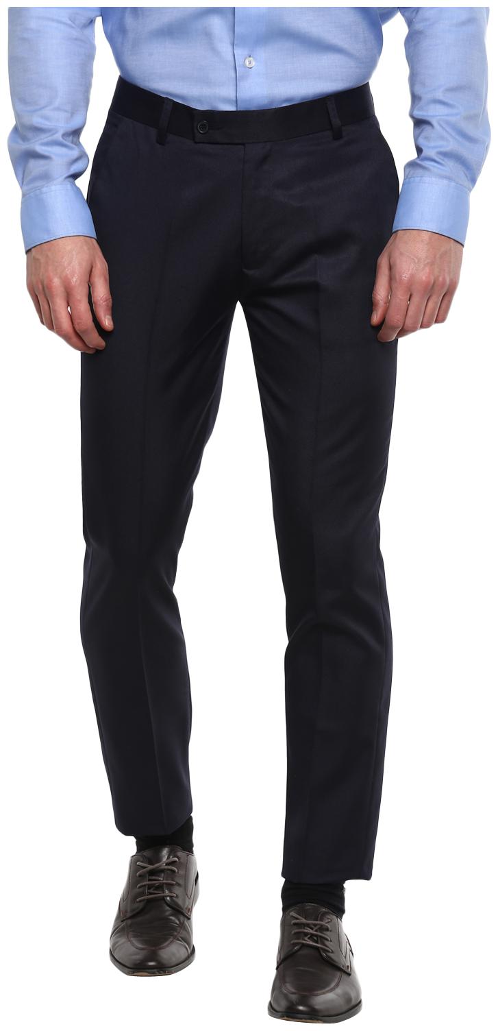 

INSPIRE CLOTHING INSPIRATION Men Solid Slim Fit Formal Trouser - Navy Blue