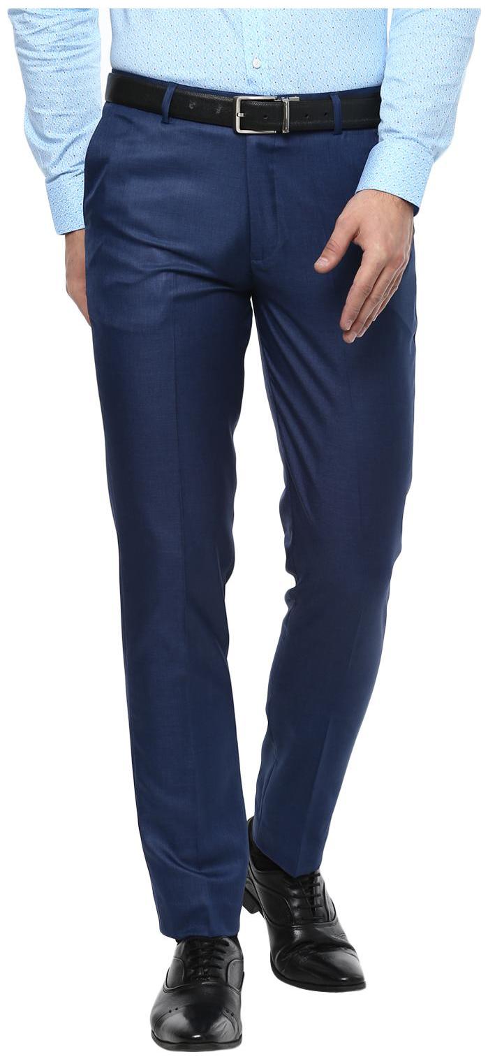

INSPIRE CLOTHING INSPIRATION Men Solid Slim Fit Formal Trouser - Blue