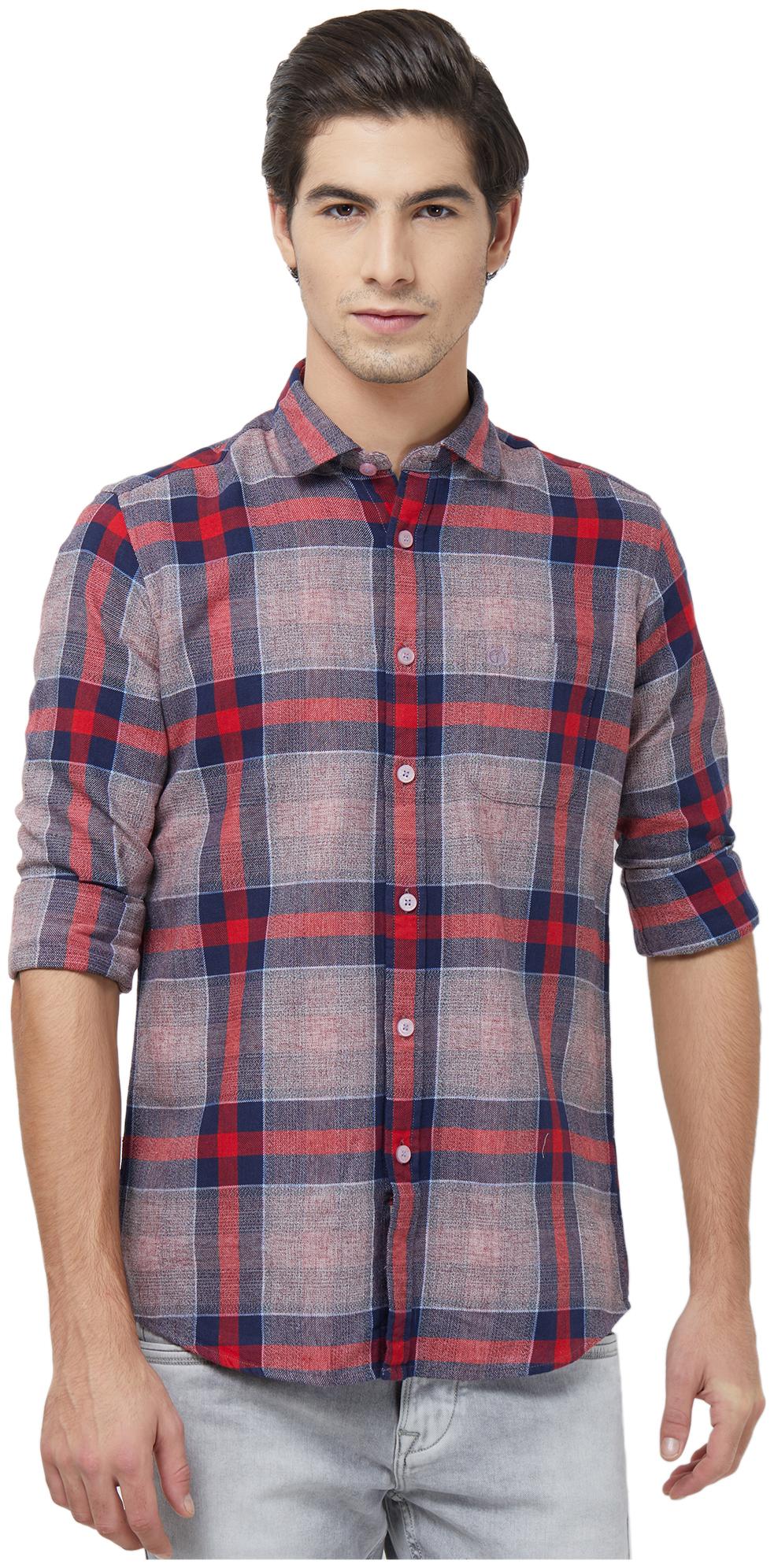 

Integriti Men Multi Checked Slim Fit Casual Shirt