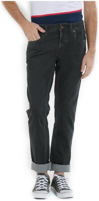 Integriti Men Black Slim Fit Jeans