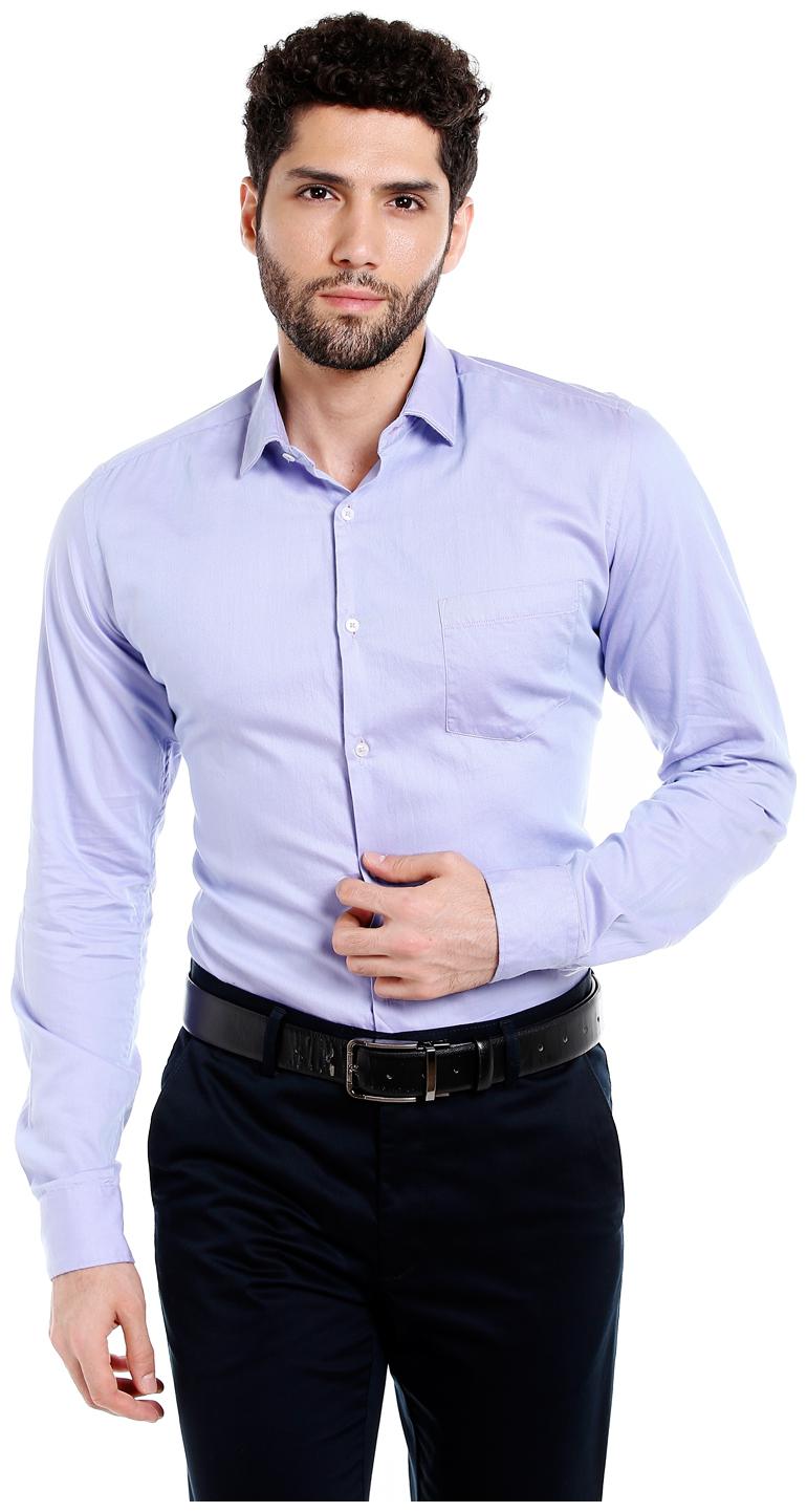 

Integriti Men Blue Solid Regular Fit Casual Shirt