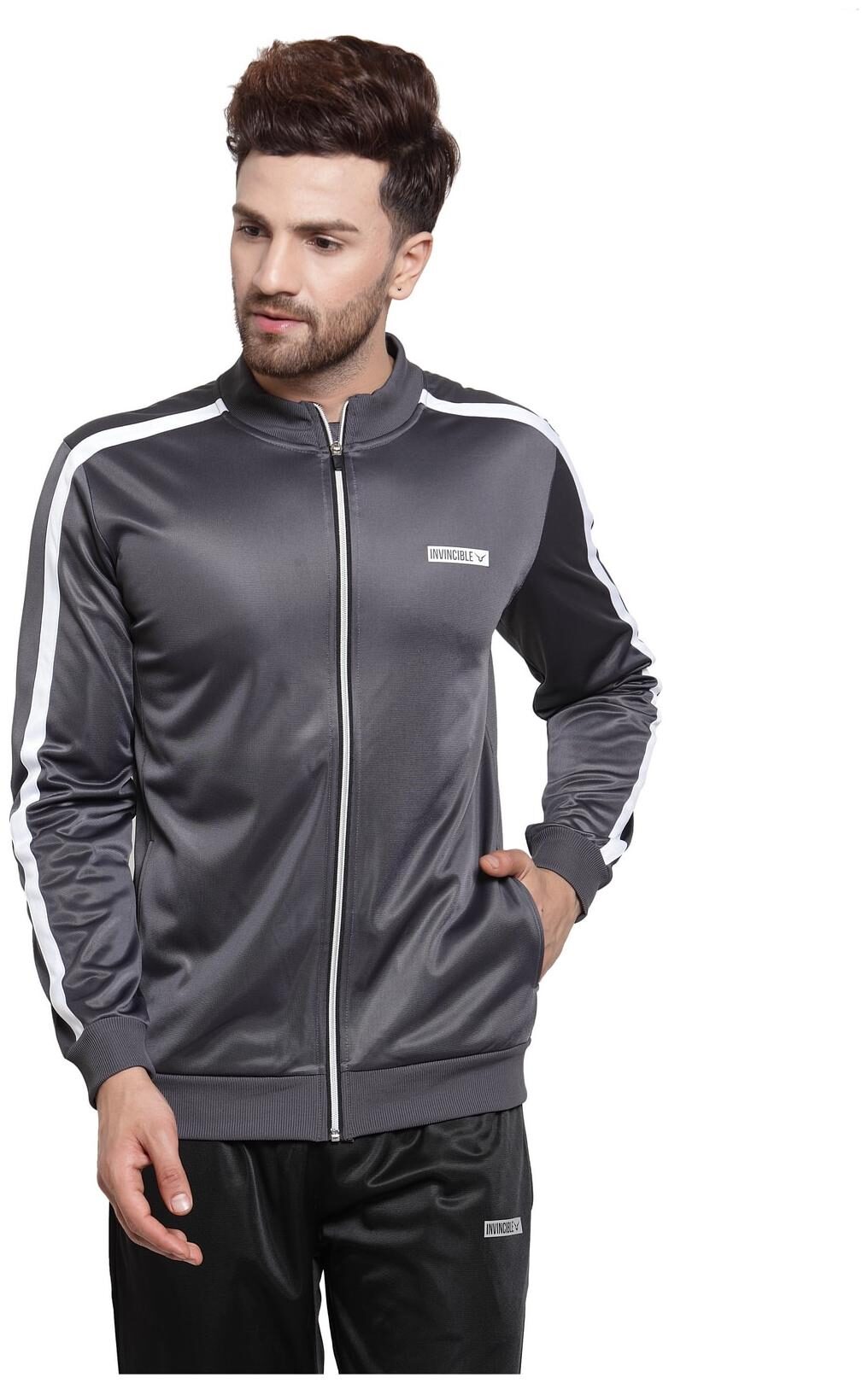 

Invincible Polyester Jacket Grey