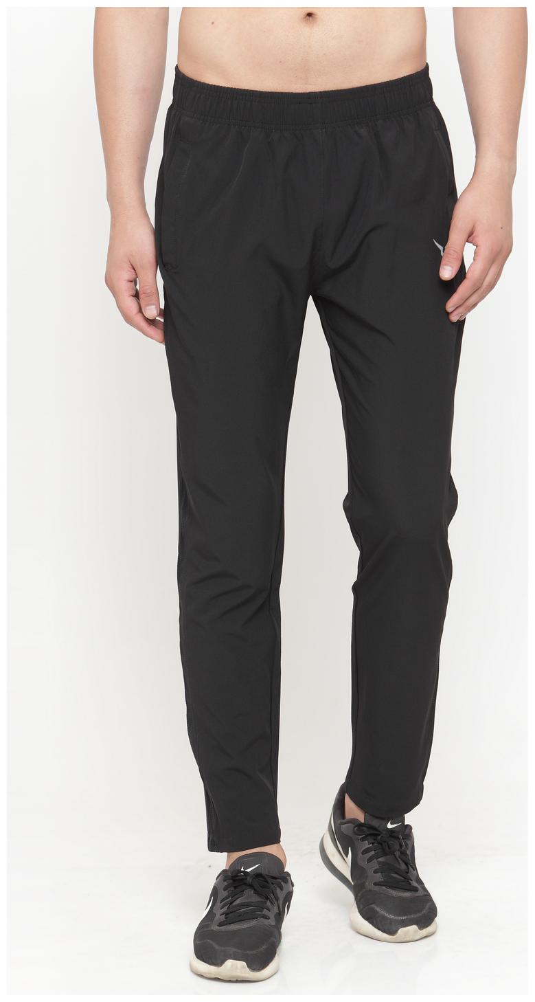 

Invincible Men Black Solid Regular fit Track pants