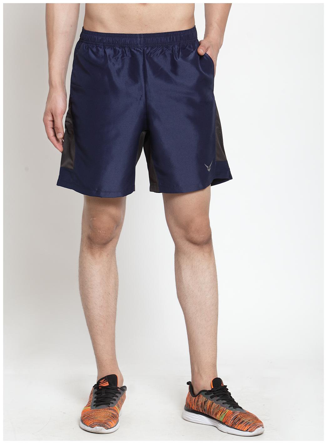 

Invincible Polyester Shorts Navy Blue