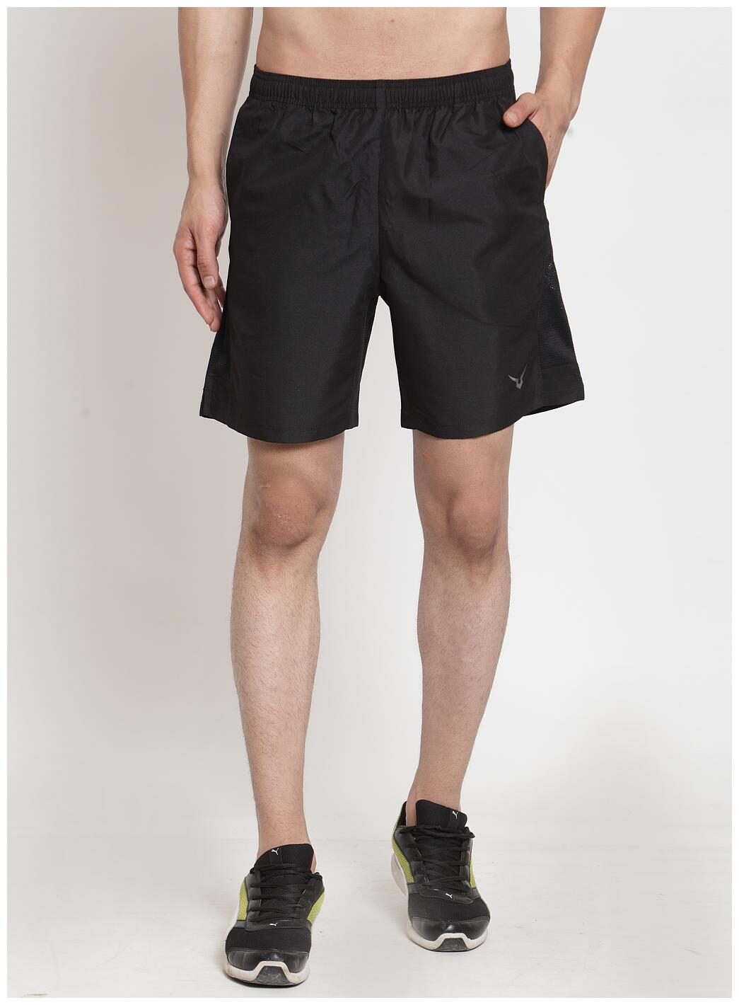 

Invincible Polyester Shorts Black