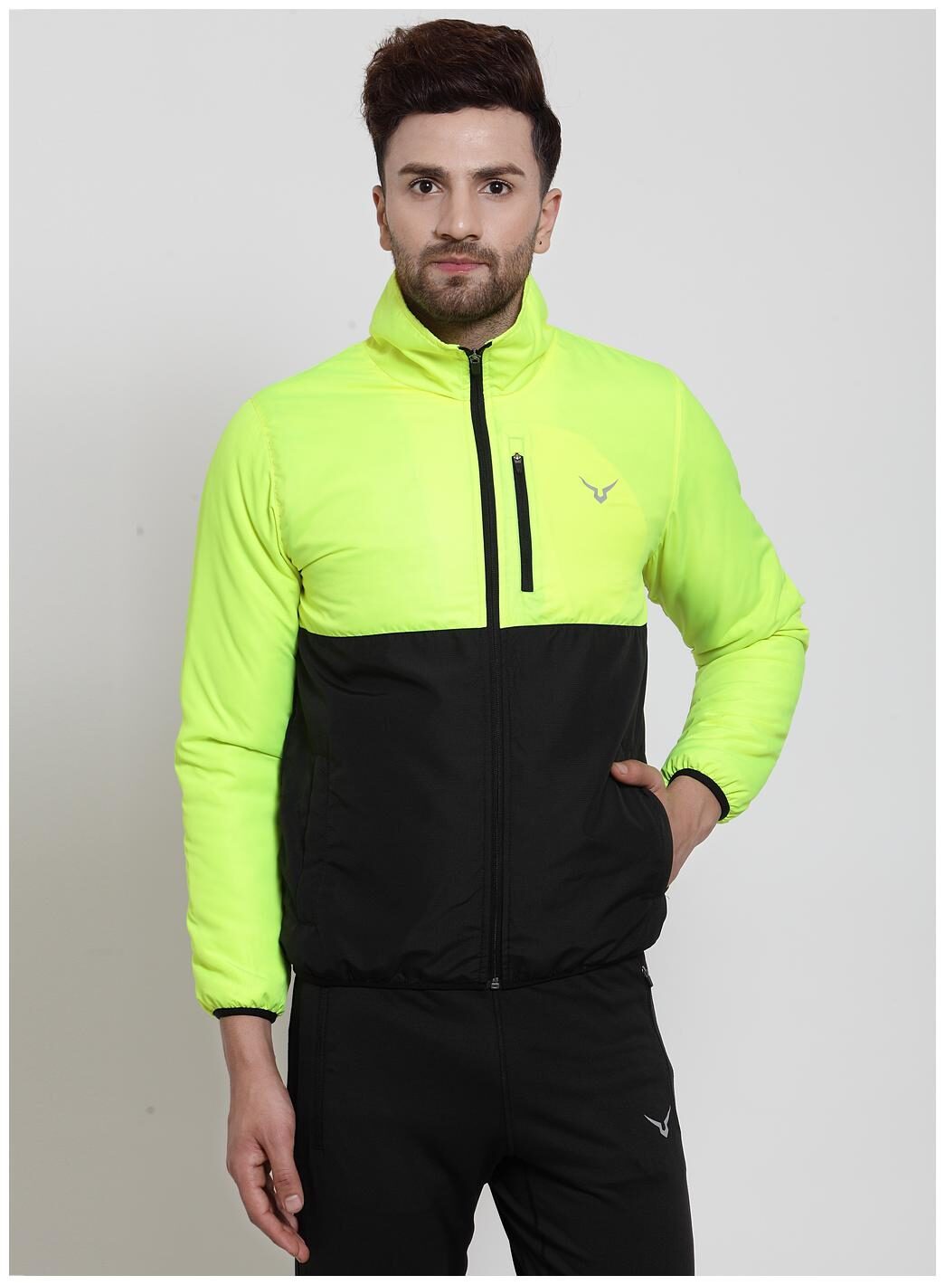 

Invincible Polyester Jacket Black