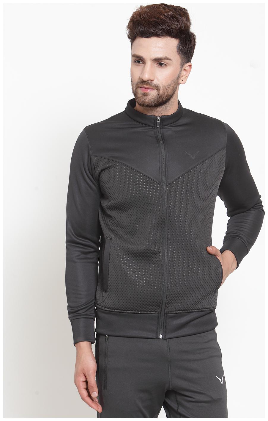 

Invincible Polyester Jacket Black