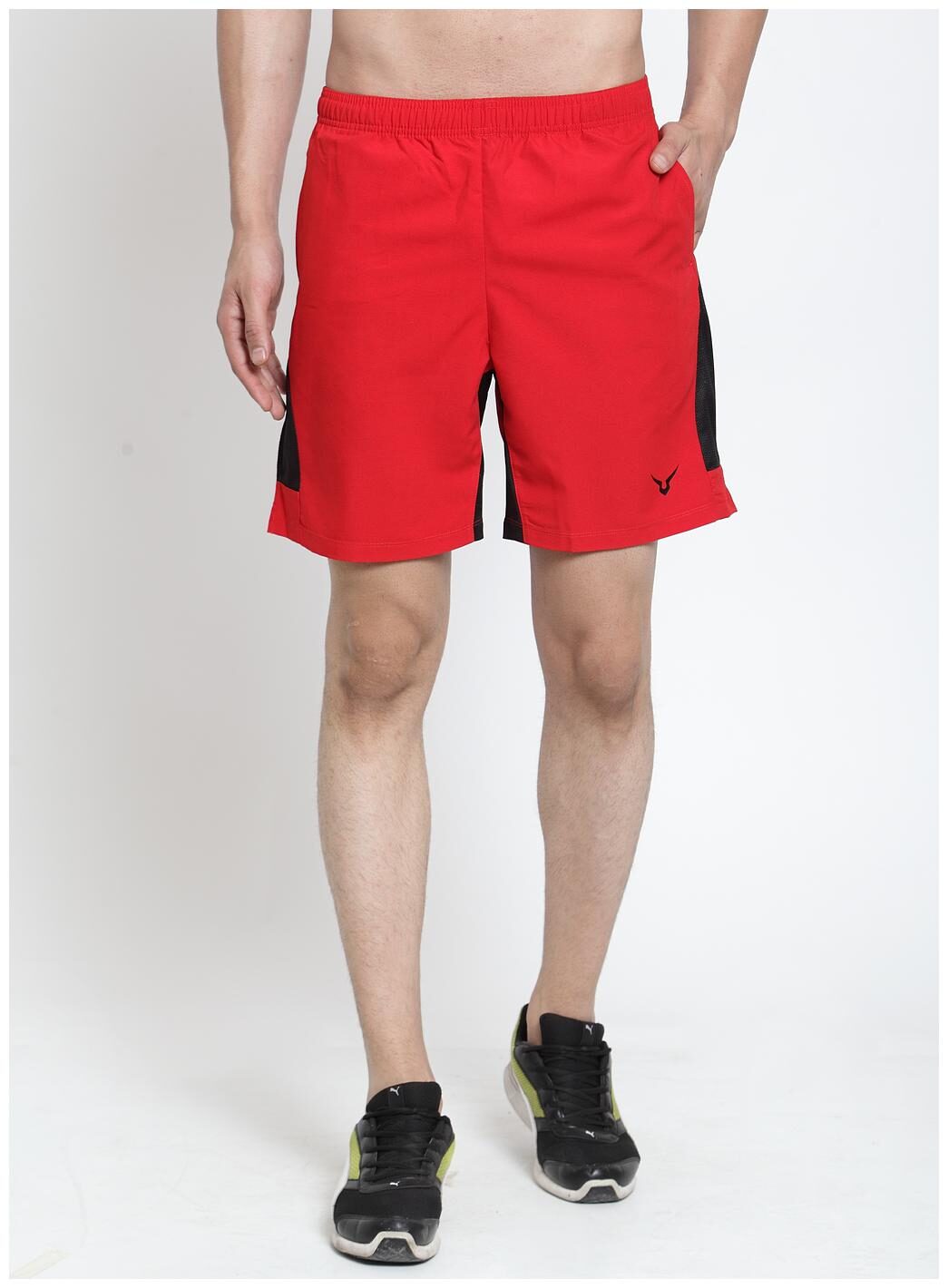 

Invincible Polyester Shorts Red