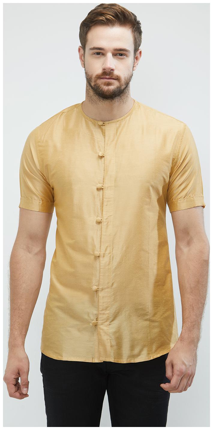 

IRIN Men Yellow Regular Fit Kurta