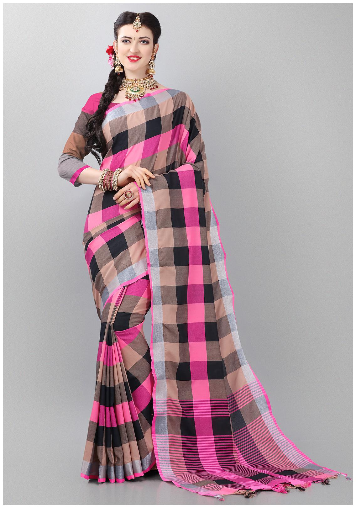 

Ishin Polycotton Daily Wear Regular Saree Multi