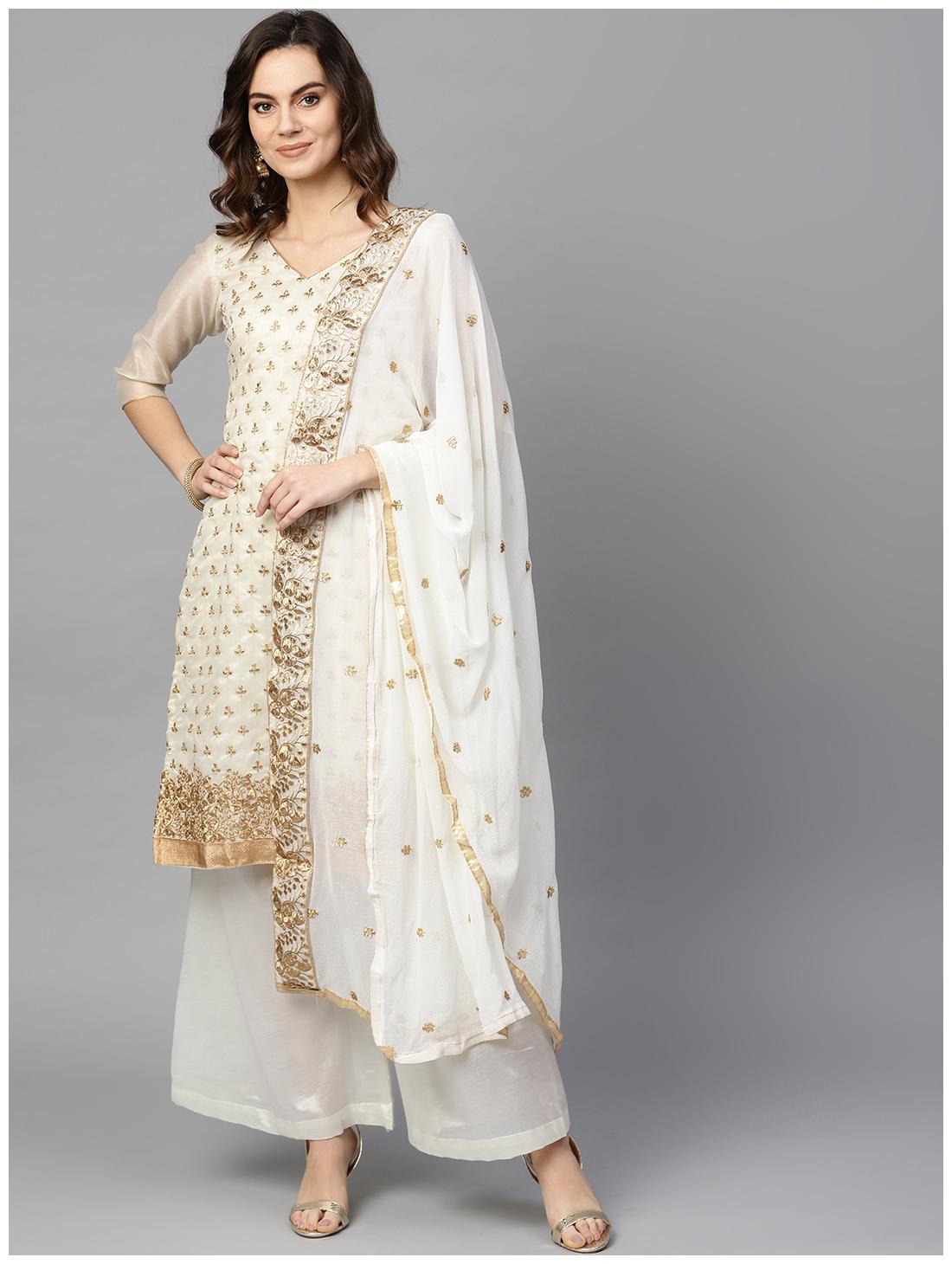 

Ishin Women Blended Suit Set White