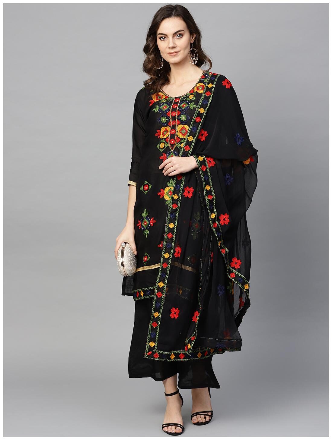 

Ishin Women Blended Suit Set Black