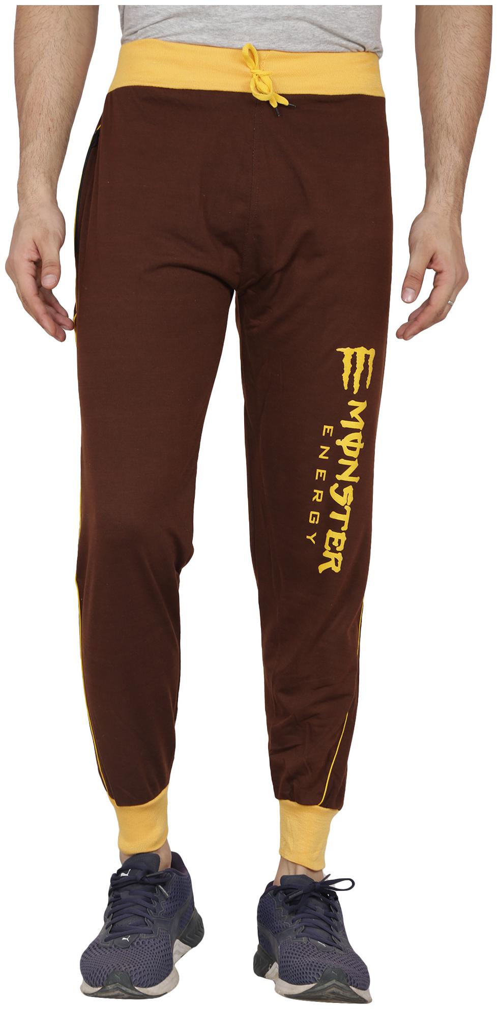 

iSHU Men Brown Solid Slim fit Track pants