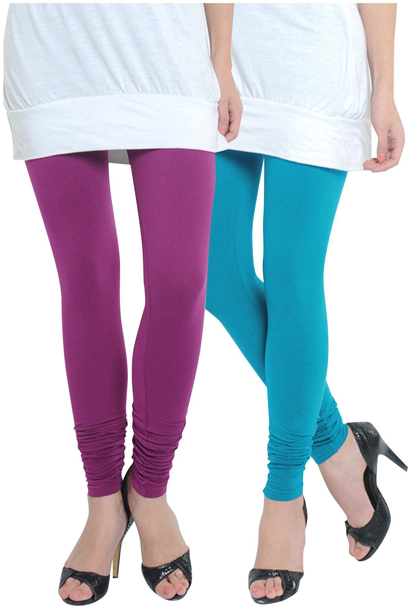 

Ivy Blue Cotton Churidar - Multi