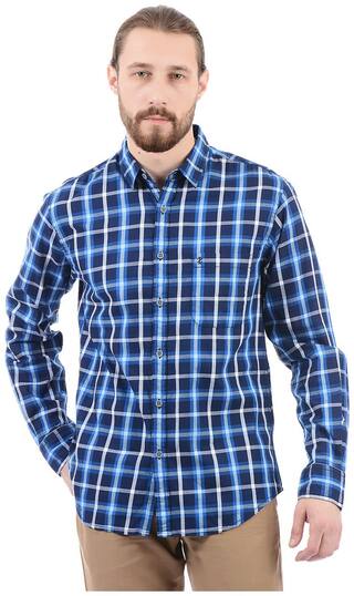 Izod Men Multi Checked Regular Fit Casual Shirt