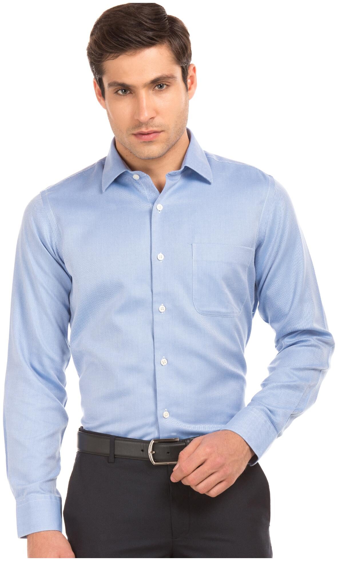 

Arrow Men Regular fit Formal Shirt - Blue