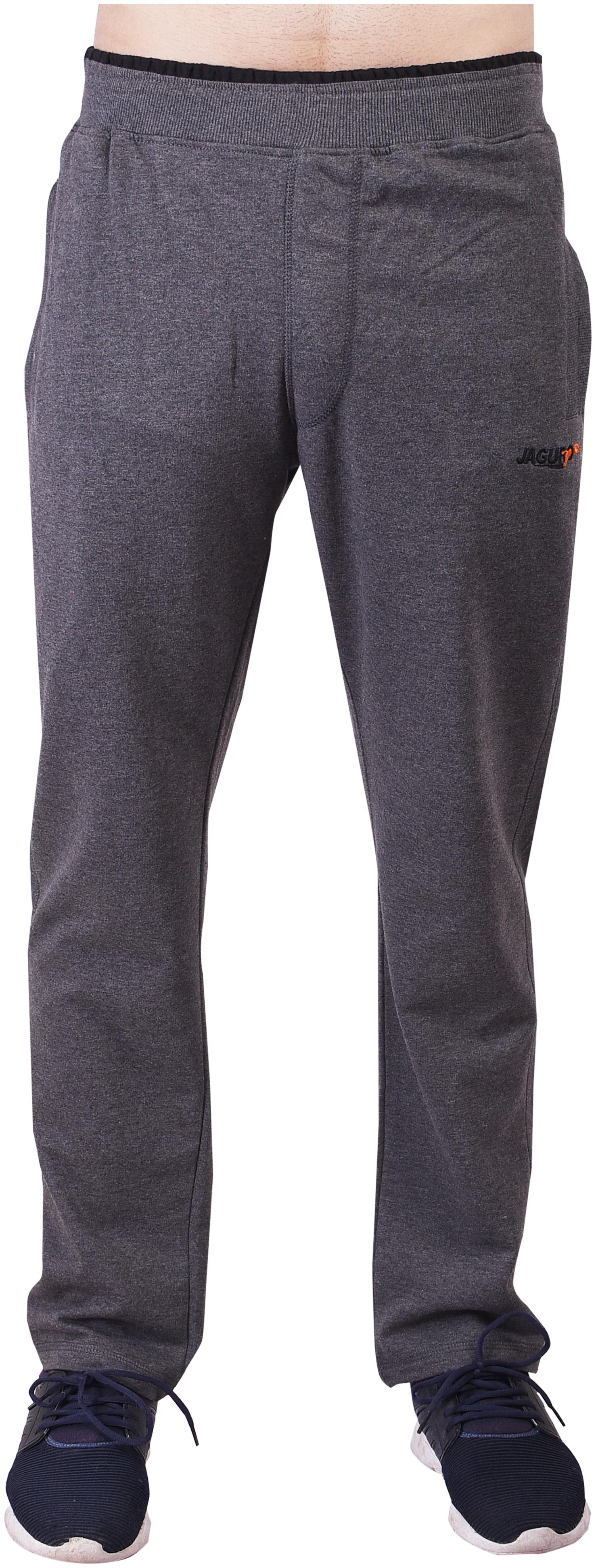 

JAGURO Men Grey Solid Regular fit Track pants