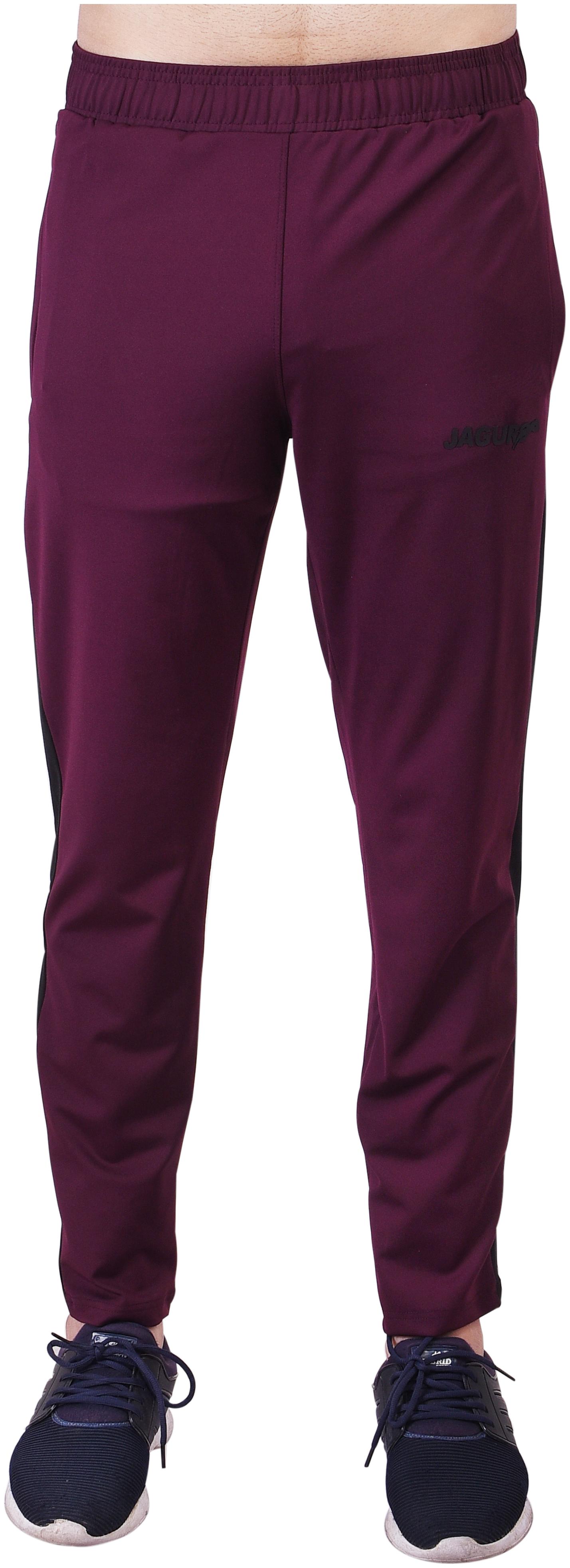 

JAGURO Men Purple Solid Regular fit Track pants