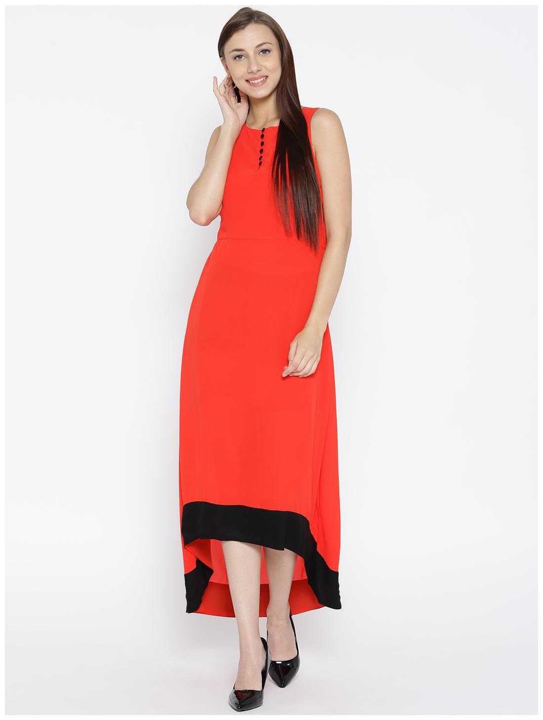 

Jaipur Kurti Women Red Solid Regular Kurti