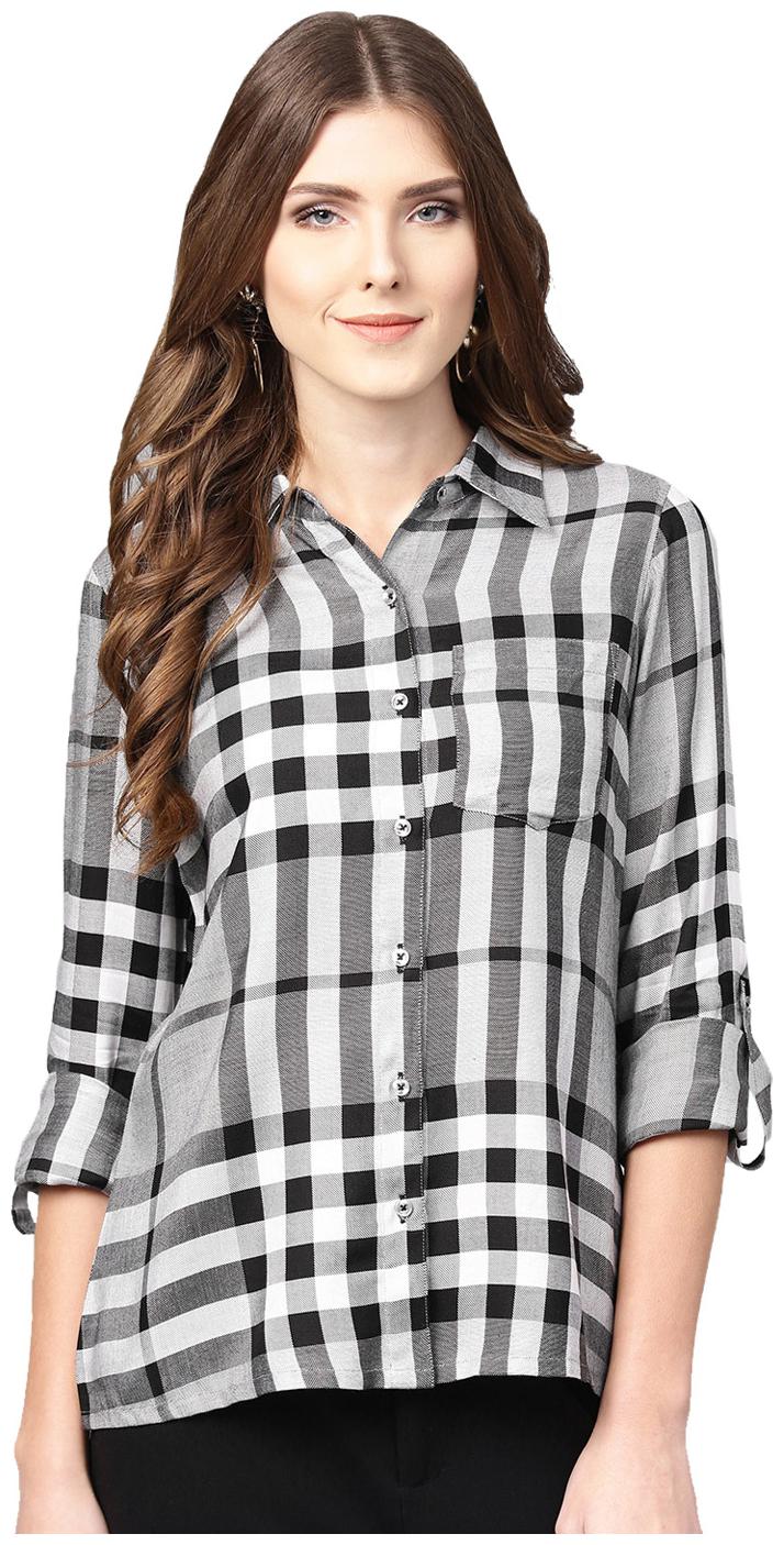 

Jaipur Kurti Women Grey Solid Regular Fit Shirt