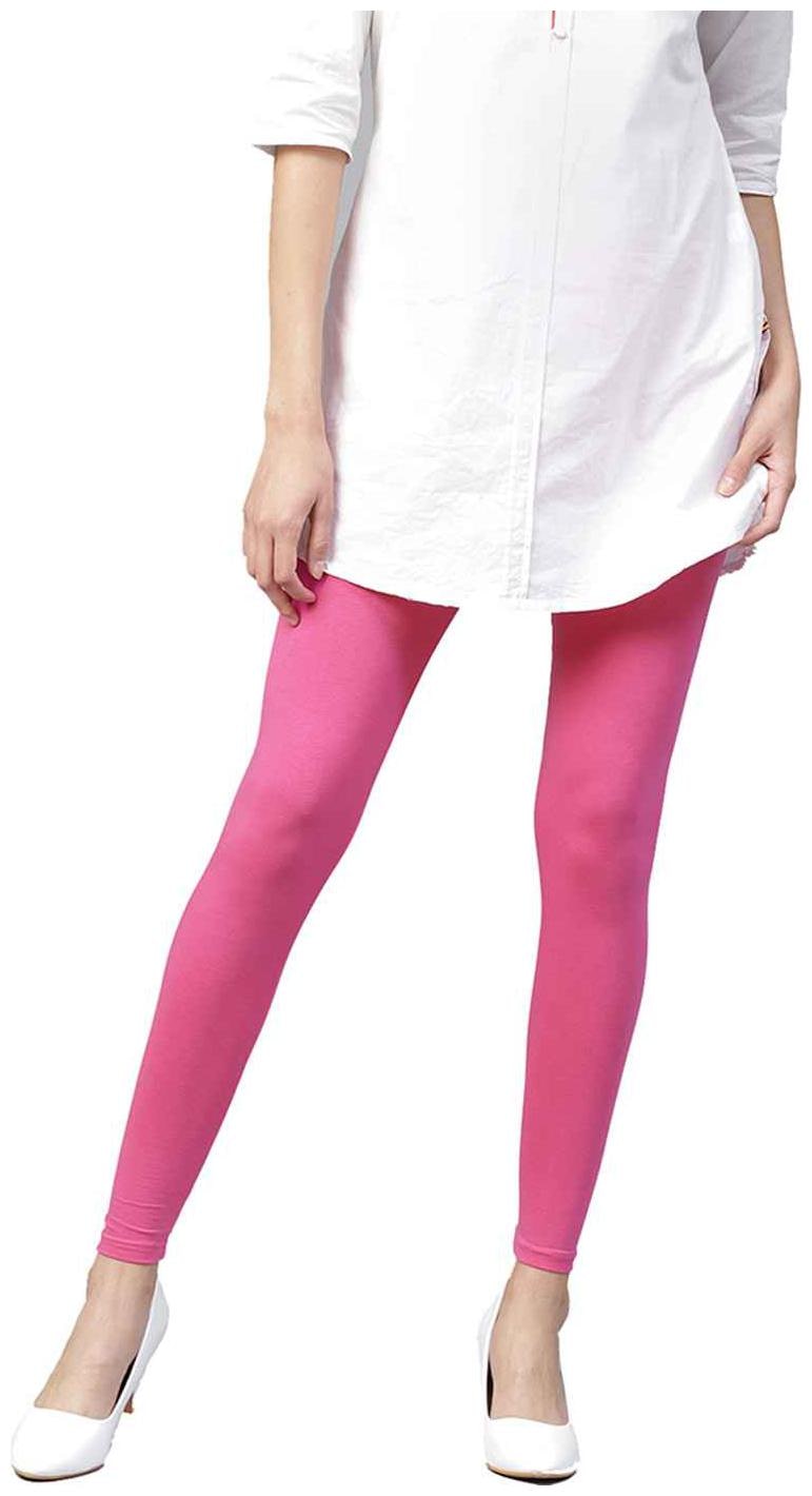 

Jaipur Kurti Women Rani Solid Cotton Lycra Leggings