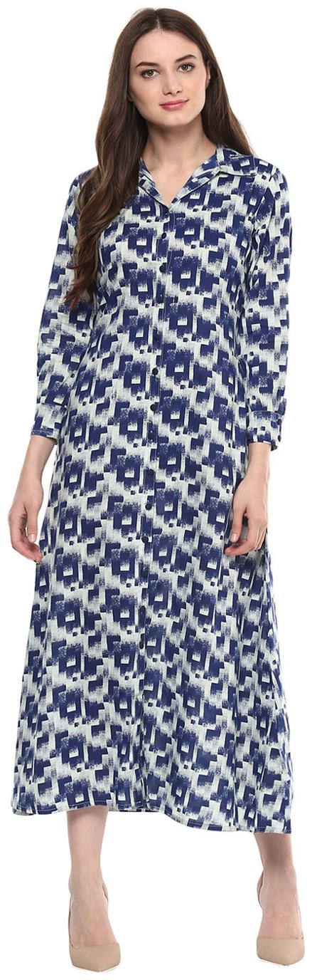 

Jaipur Kurti Multi Printed Maxi dress