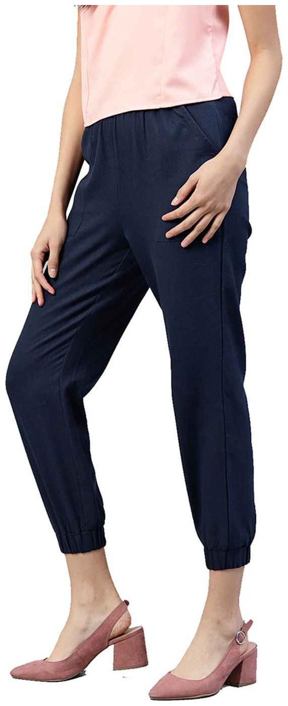 

Jaipur Kurti Women Blue Regular fit Regular trousers