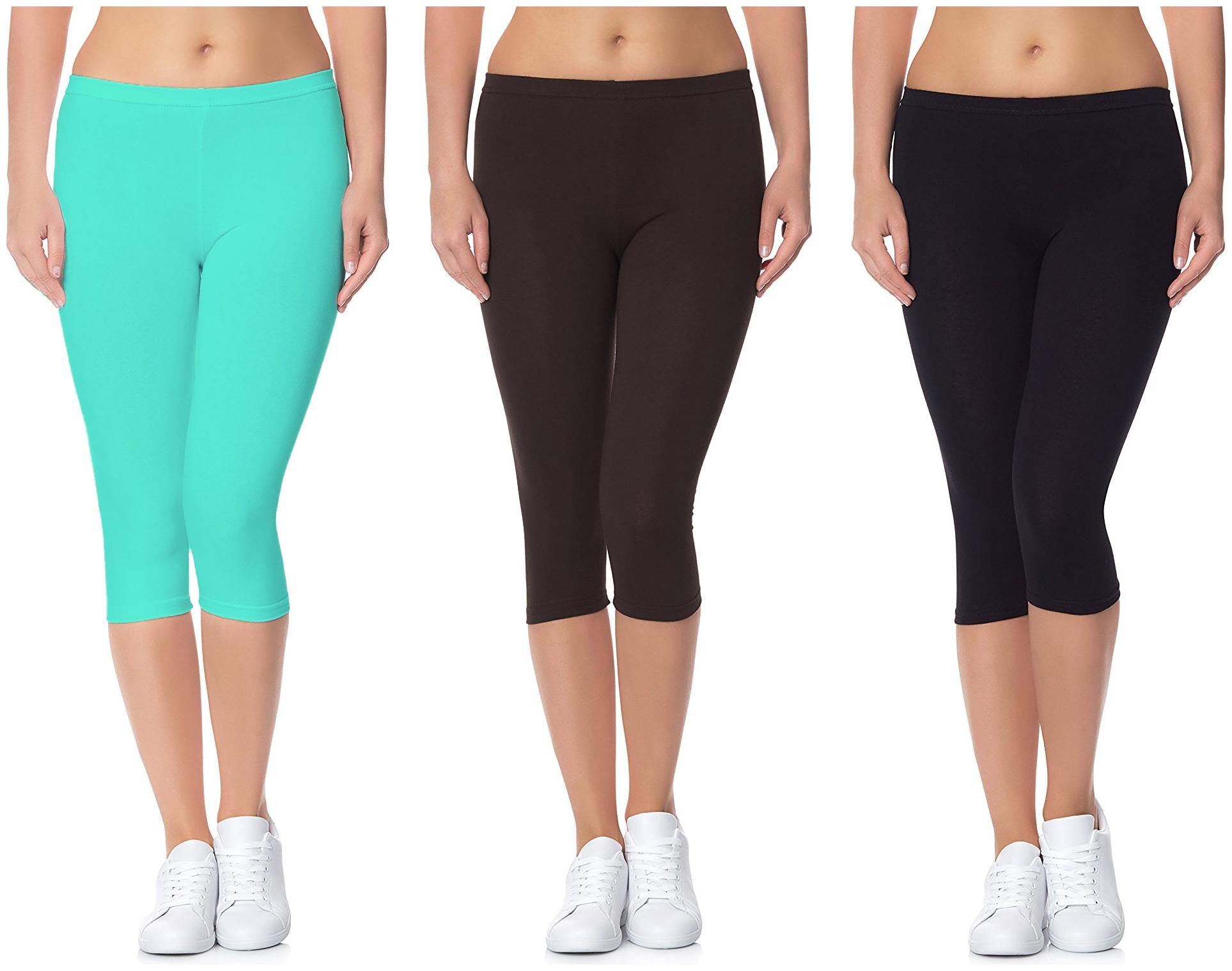 

Jakqo Women Solid Regular capri - Multi
