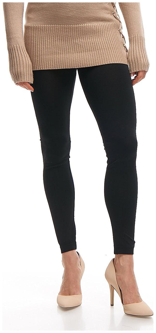

Jakqo Women Cotton Plain Ankle Length Legging -Black