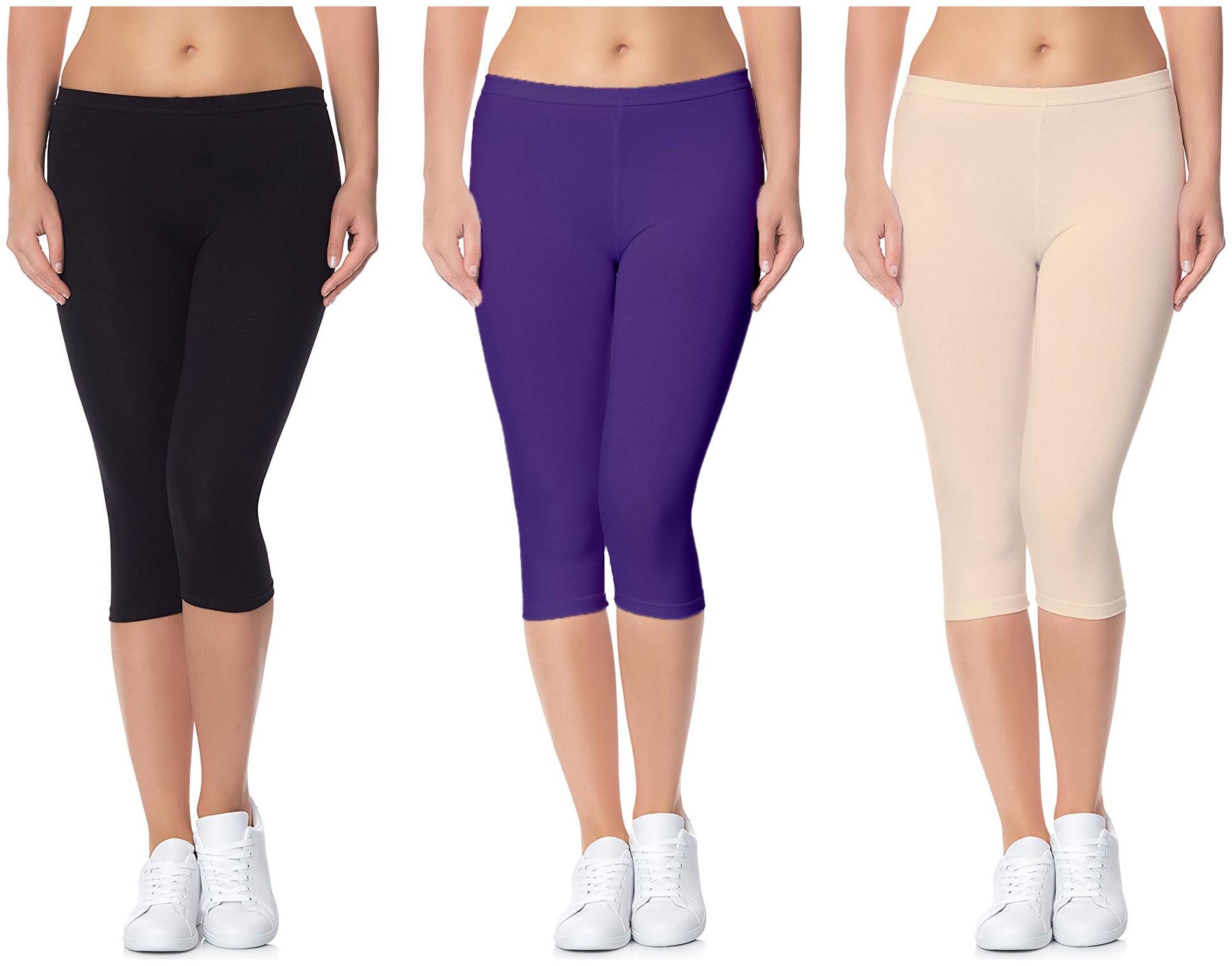 

Jakqo Women Solid Regular capri - Multi